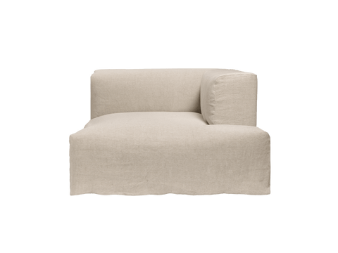 Catena Nature-Driven Modernist Minimalist Open End Sofa