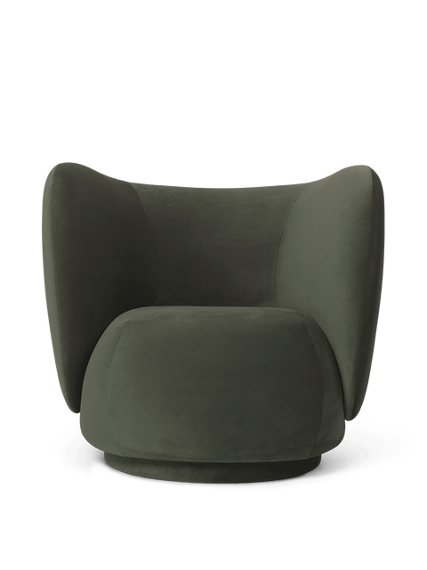 Rico Timeless Minimalist Modern Barrel Lounge Chair