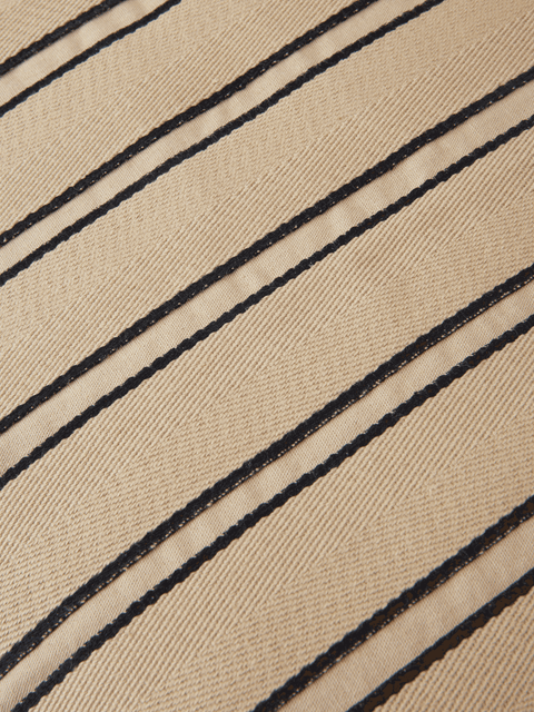 Monochromatic Handwoven Accent Pillow Contemporary Throw Pillow