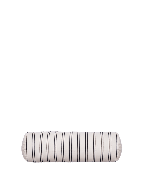 Monochromatic Textured Bolster for Scandinavian Decor