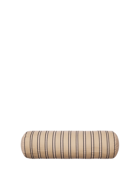 Monochromatic Textured Contemporary Bolster Throw Pillow