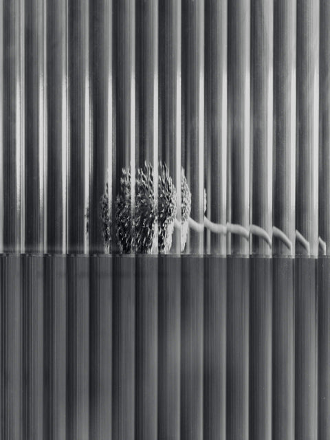 Haze Industrial Wall Cabinet with Geometric Pattern