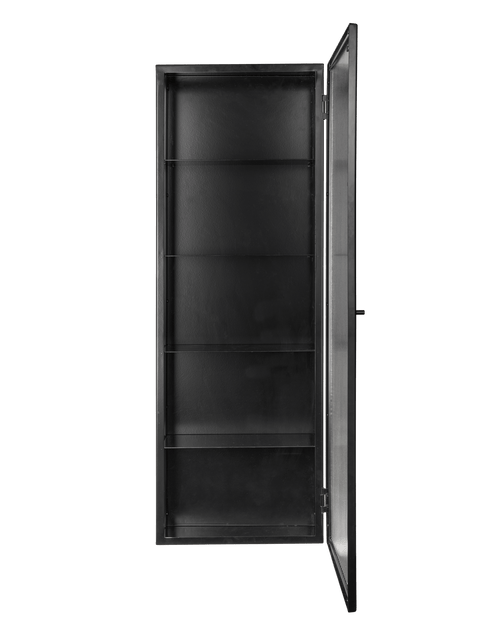 Haze Industrial Wall Cabinet with Geometric Pattern