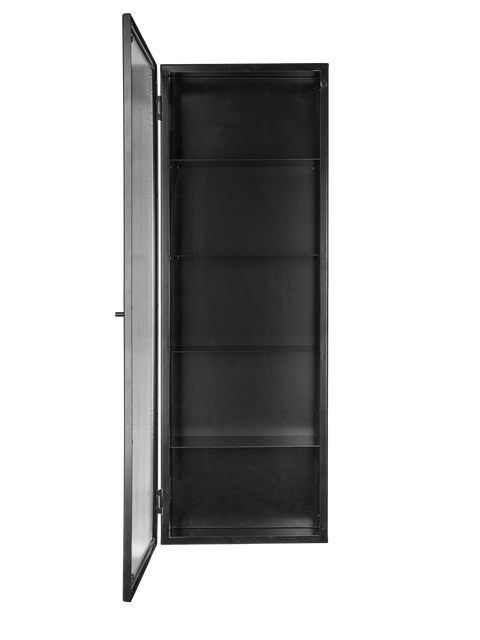 Haze Industrial Wall Cabinet with Geometric Pattern