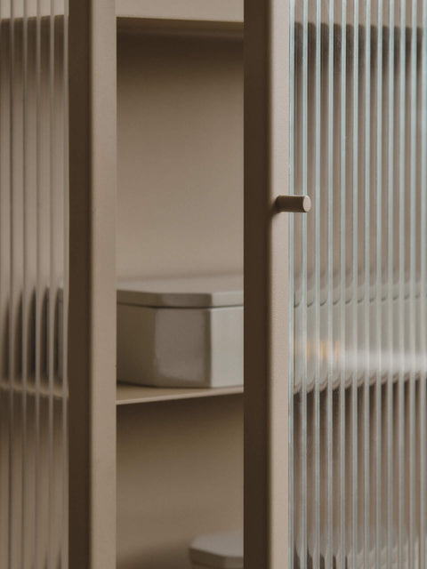 Haze Minimalist Wall Cabinet with Knob