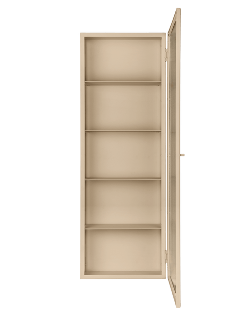 Haze Minimalist Wall Cabinet with Knob