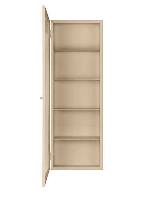 Haze Minimalist Wall Cabinet with Knob