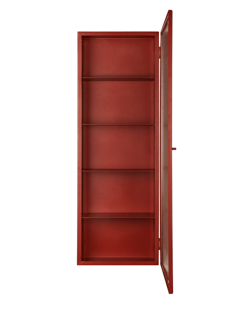 Haze Modern Wall Cabinet with Inset Handles