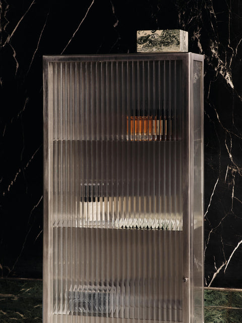 Haze Industrial Wall Cabinet with Brushed Pull