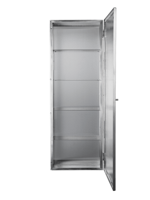 Haze Industrial Wall Cabinet with Brushed Pull