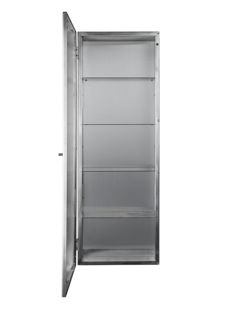 Haze Industrial Wall Cabinet with Brushed Pull