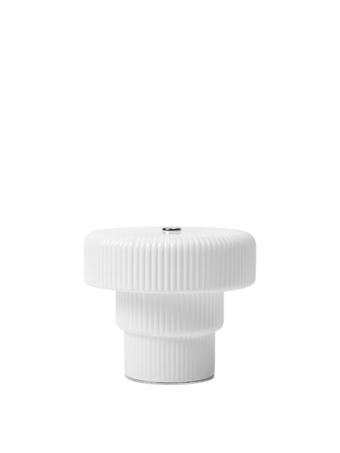 Ambient Fluted Drum Minimalist Table Lamp