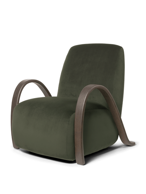 Buur Timeless Minimalist Vintage Barrel Lounge Chair