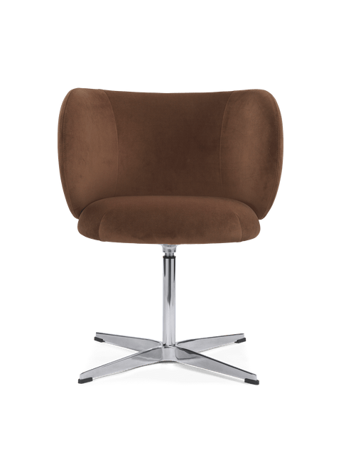 Rico Timeless Minimalist Barrel Upholstered Dining Side Chair