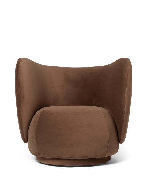 Rico Timeless Minimalist Barrel Lounge Chair