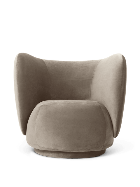 Rico Timeless Minimalist Barrel Lounge Chair Modern