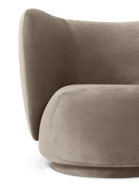 Rico Timeless Minimalist Barrel Lounge Chair Modern