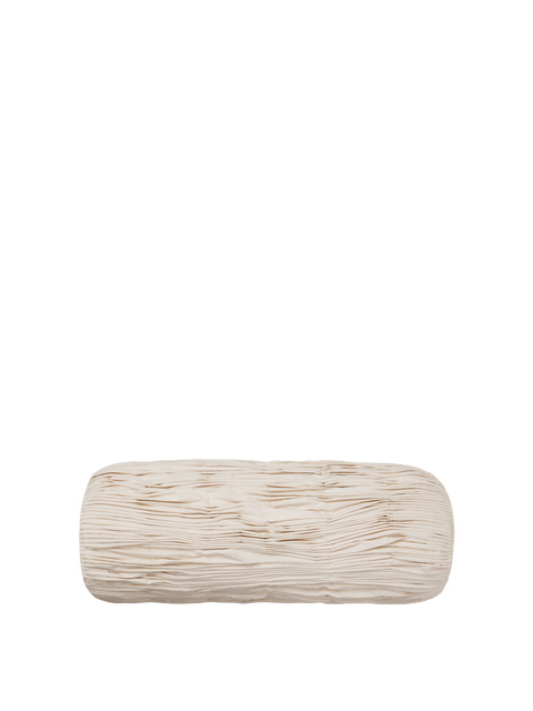 Timeless Minimalist Organic Smocking Bolster Pillow