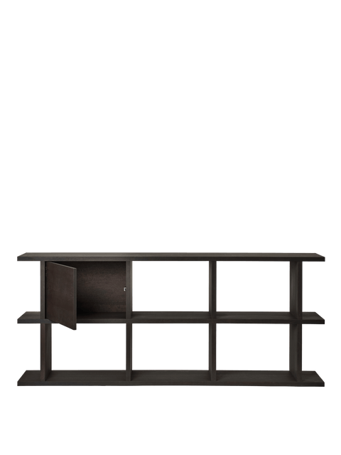 Modern Minimalist Cupboard Cabinet with Inset Handle