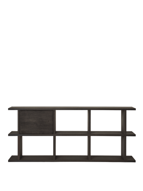 Modern Minimalist Cupboard Cabinet with Inset Handle