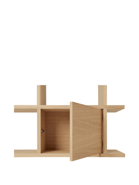 Minimalist Scandinavian Veneer Cupboard Cabinet