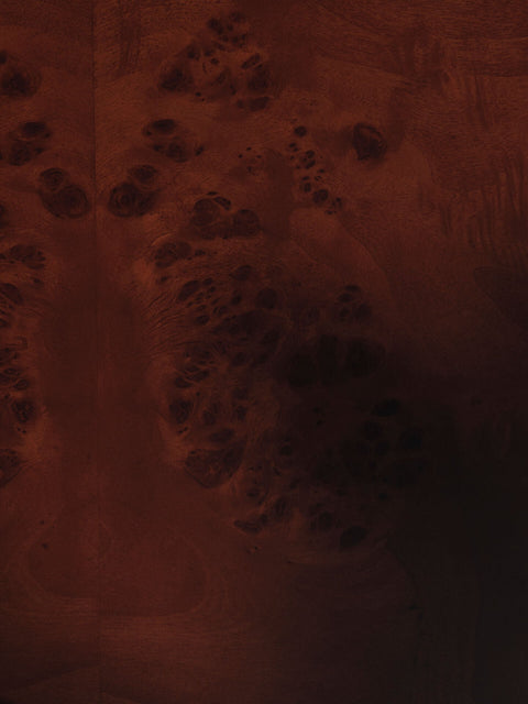 Timeless Minimalist Burl Wood Square Coffee Table with Storage