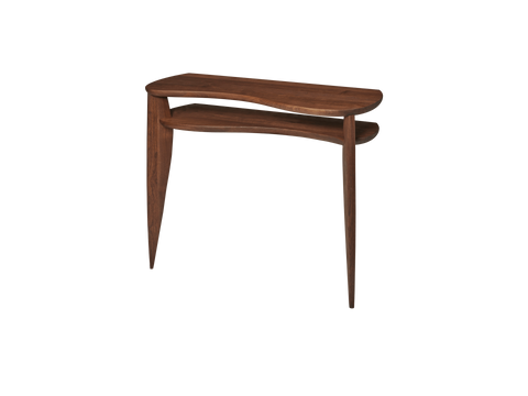 Timeless Minimalist Curved Scandinavian Entryway Console