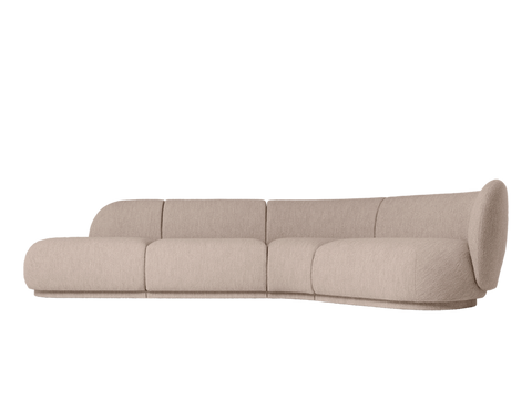 Rico Nature-Driven Modernist Curved Modular Sofa