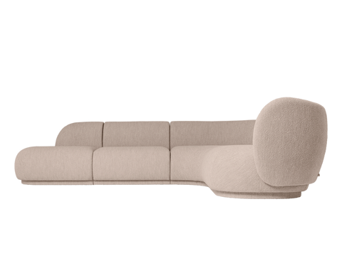 Rico Curved Deep Seater Contemporary Modular Sofa