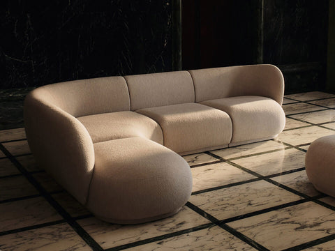 Rico Nature-Driven Modernist Curved Modular Sofa