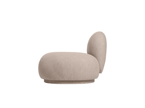Rico Nature-Driven Modernist Curved Open End Modular Sofa