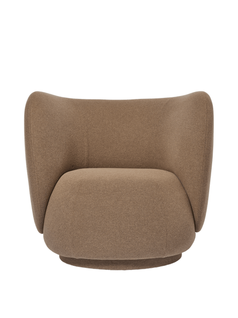 Rico Barrel Lounge Chair Modern Upholstered Design