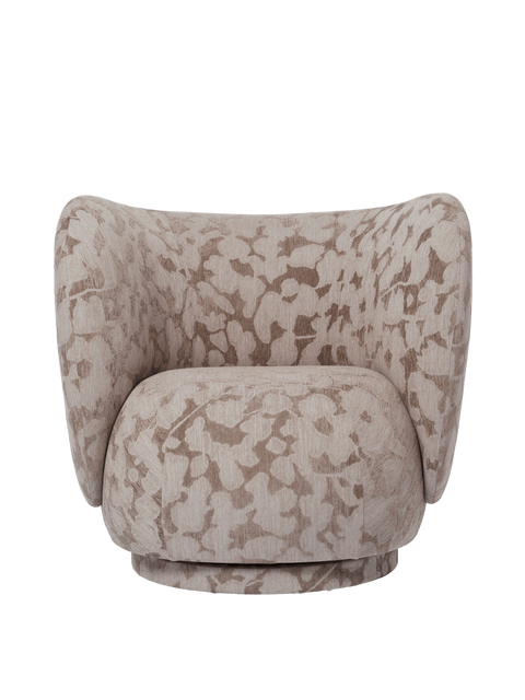 Rico Timeless Minimalist Barrel Lounge Chair in Contemporary Style