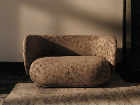 Rico Nature-Driven Modernist Symmetrical Curved Standard Sofa