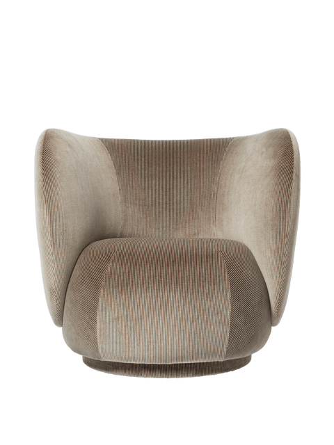 Rico Timeless Minimalist Barrel Lounge Chair