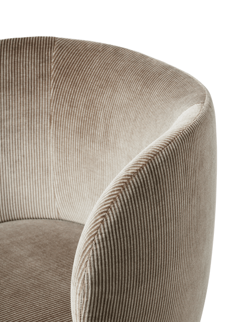 Rico Timeless Minimalist Dining Armchair with Barrel Design
