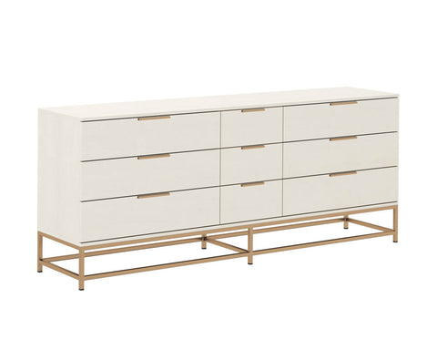 Rebel Modern Drawer Dresser with Inset Handles Chest