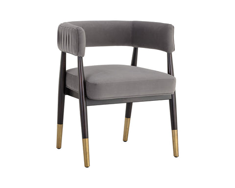 Timeless Minimalist Modern Barrel Dining Armchair