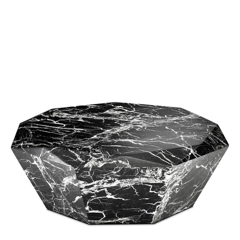 Eichholtz Timeless Minimalist Hexagonal Marble Coffee Table