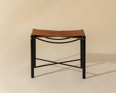 Timeless Minimalist Modern Accent Stool with Cylinder Leg