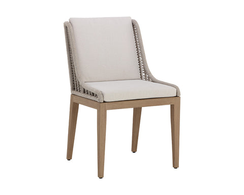 Outdoor Living & Garden Modern Teak Dining Side Chair