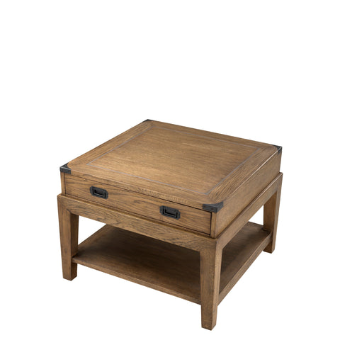 Eichholtz Space Saving Contemporary Wood Center Table with Storage - 26 W