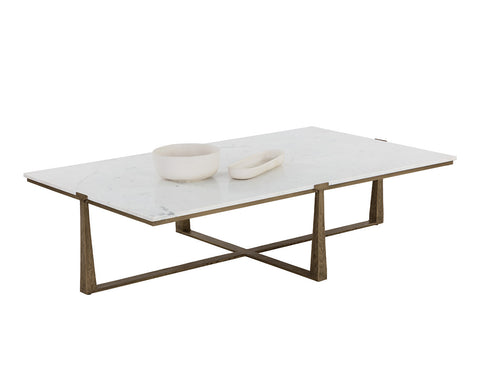 Cowell Timeless Minimalist Mid Century Rectangle Coffee Table