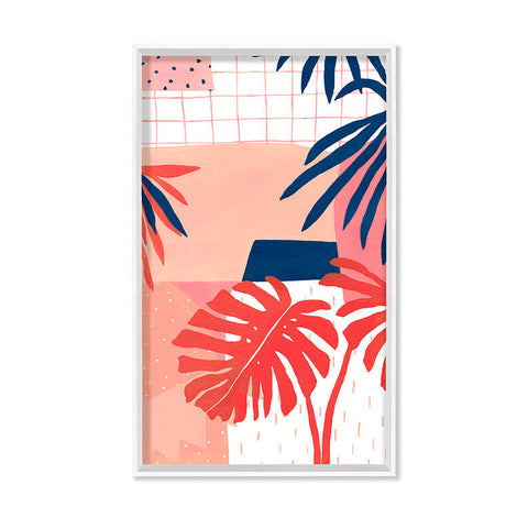 Marie Lawyer Pink Jungle Modern Print Wall Art