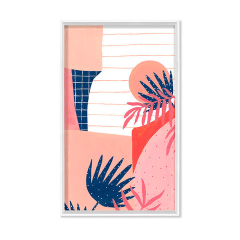 Marie Lawyer Pink Jungle Modern Print Wall Art