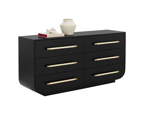 Tarrant Modern Matte Veneer Double Dresser