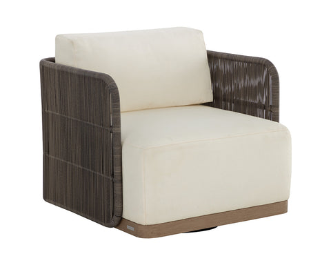 Outdoor Living and Garden Modern Parsons Teak Armchair