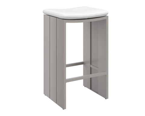 Modern Outdoor Living & Garden Bar Stool with Removable Cushions