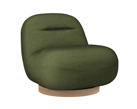 Timeless Minimalist Upholstered Barrel Lounge Chair