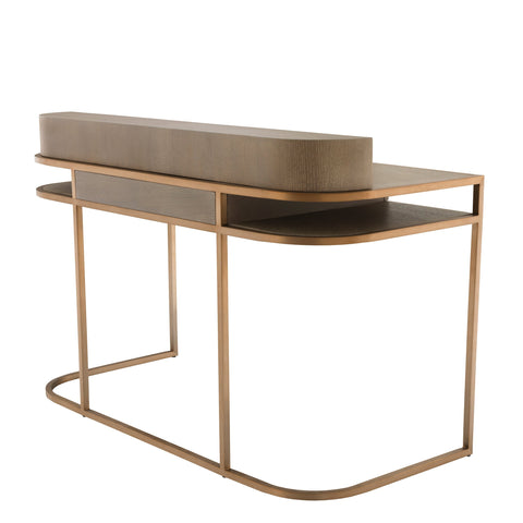 Timeless Minimalist Mid Century Curved Writing Desk